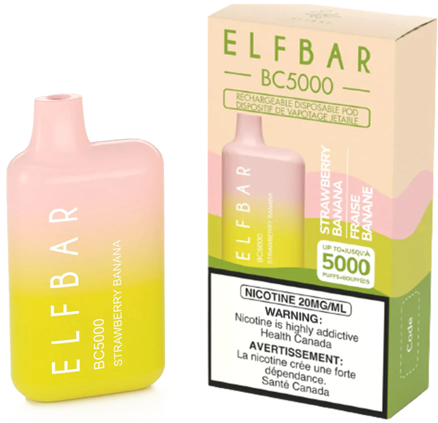 Elf Bar BC5000 - Strawberry Banana