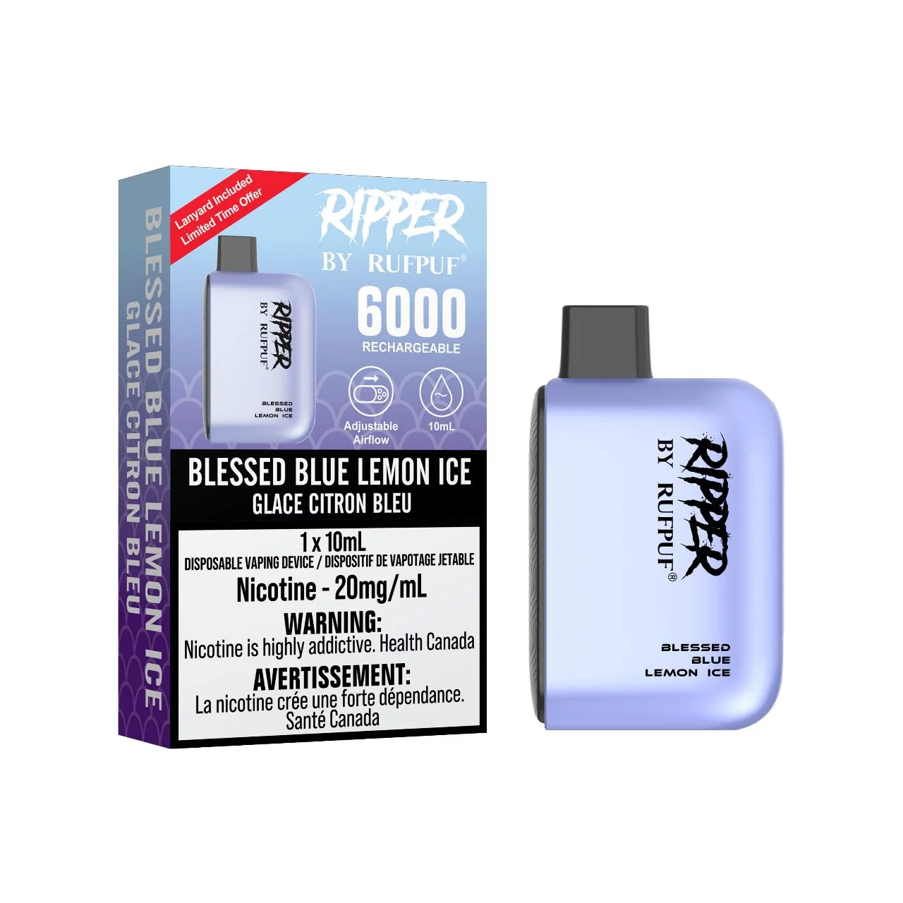 RufPuf Ripper 6000 - Blessed Blue Lemon Ice