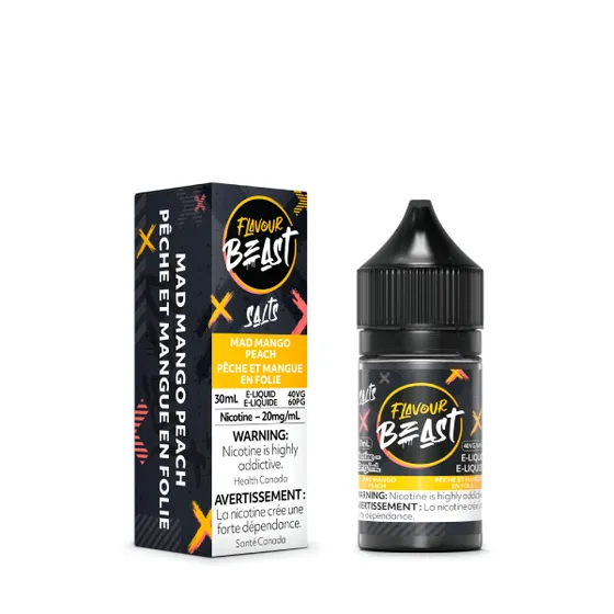 Flavour Beast E-Liquid - Mad Mango Peach 20mg/30mL