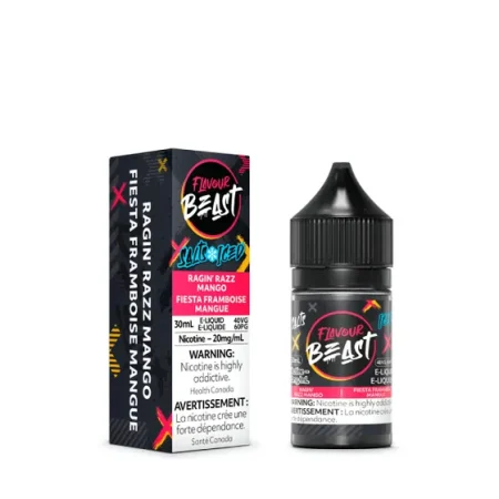 Flavour Beast E-Liquid - Ragin' Razz Mango Iced 20mg/30mL