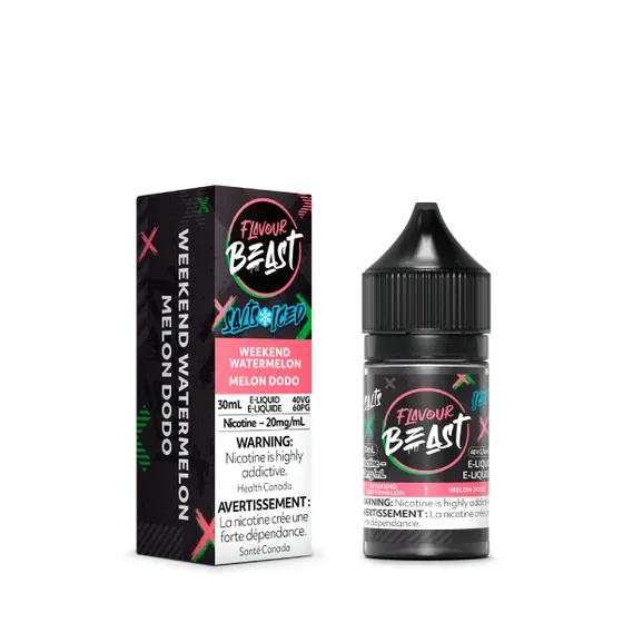 Flavour Beast E-Liquid - Weekend Watermelon Iced 20mg/30mL