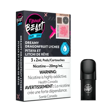 Flavour Beast Pods - Dreamy Dragonfruit Lychee Iced (3Pk)