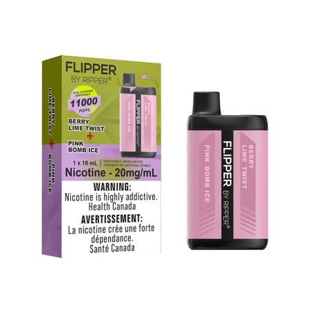 FLIPPER by RIPPER - Berry Lime Twist/Pink Bomb Ice