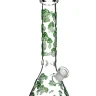 Green Glow in the Dark Mushroom High Quality Beaker Bong