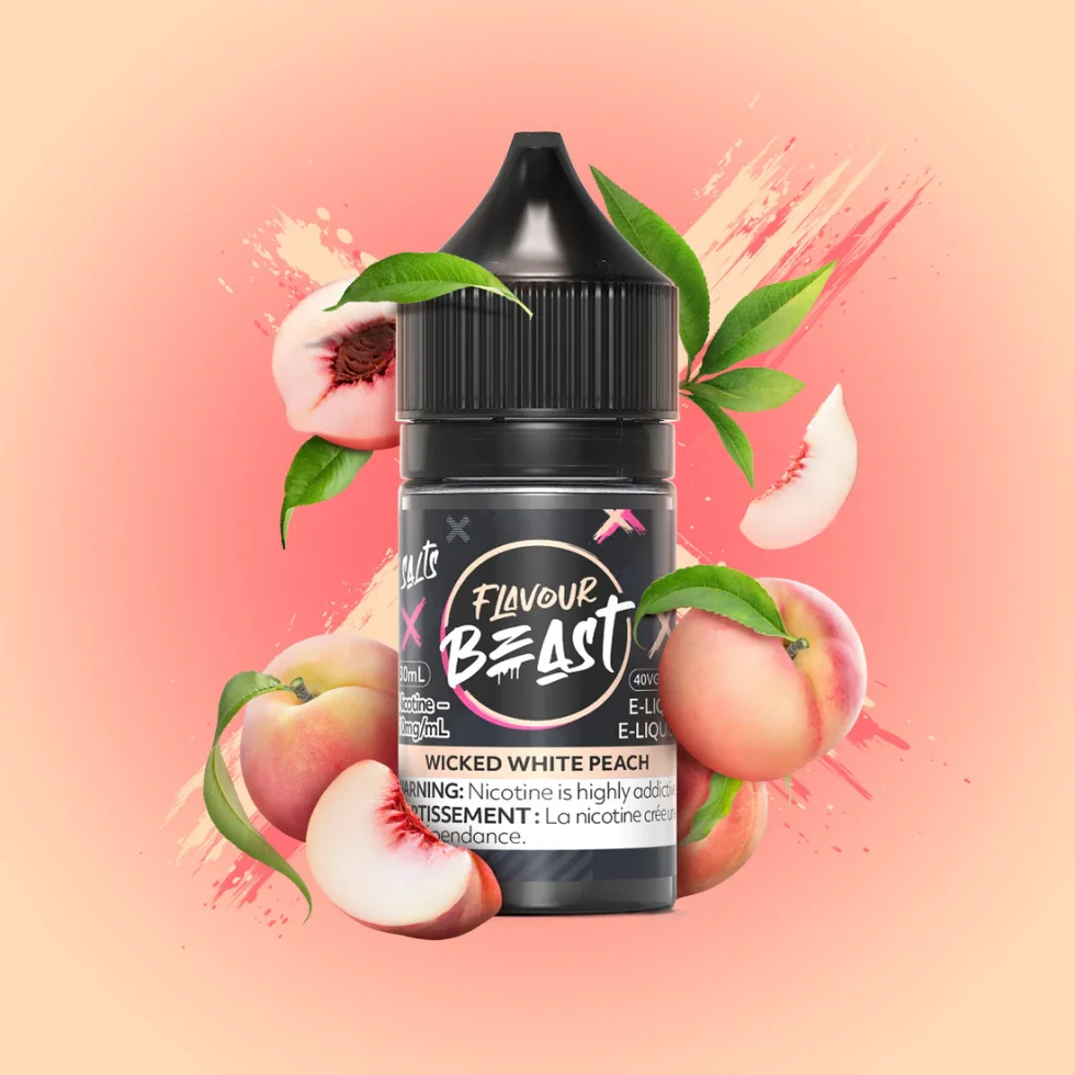 Flavour Beast E-Liquid - Wicked White Peach 20mg/30mL