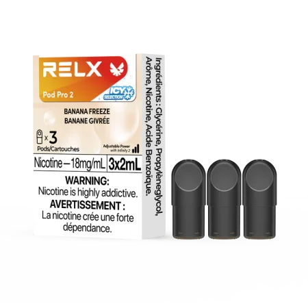 RELX Pod Pro 2 - Banana Freeze ( 3/PK)