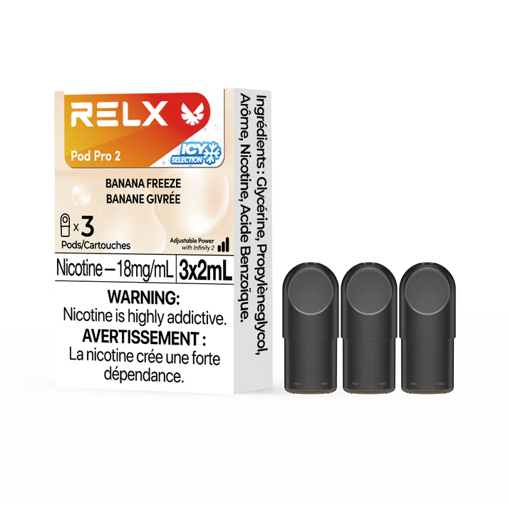 RELX Pod Pro 2 - Banana Freeze ( 3/PK)