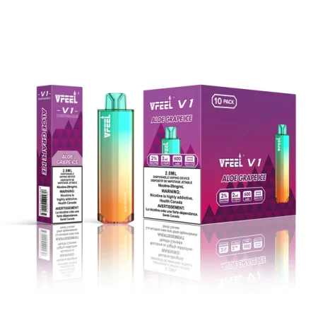 VFEEL V1 (Intense) BOLD 6000 Puffs – Aloe Grape Ice