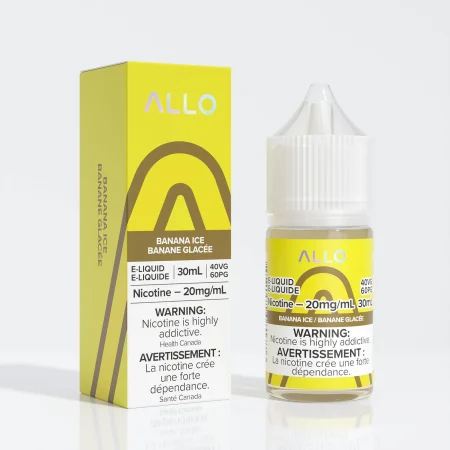 Allo E-Liquid Salts - Banana Ice 20mg 30ml