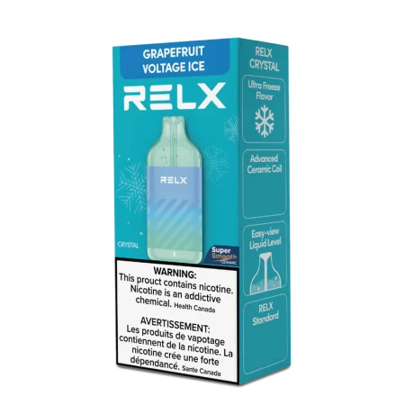 RELX Crystal 15000 Puffs - Grapefruit Voltage Ice