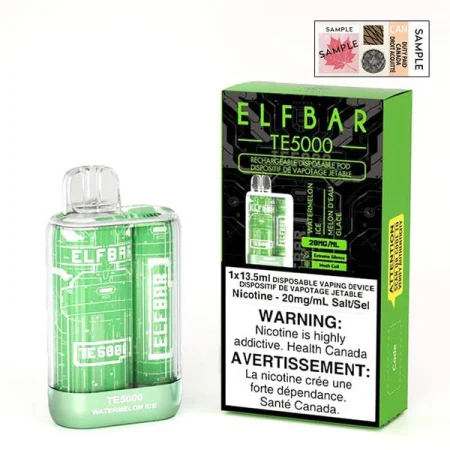 Elf Bar TE5000 - Disposable Vape - 5000 Puffs | Vape Shop Vancouver