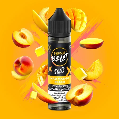 Flavour Beast E-Liquid – Mad Mango Peach 20mg/60mL