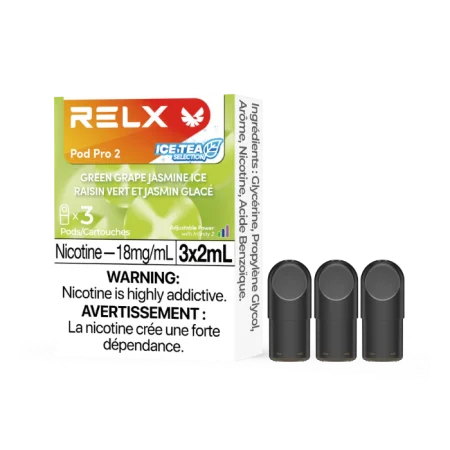 RELX Pod Pro 2 – Green Grape Jasmine ( 3/PK)
