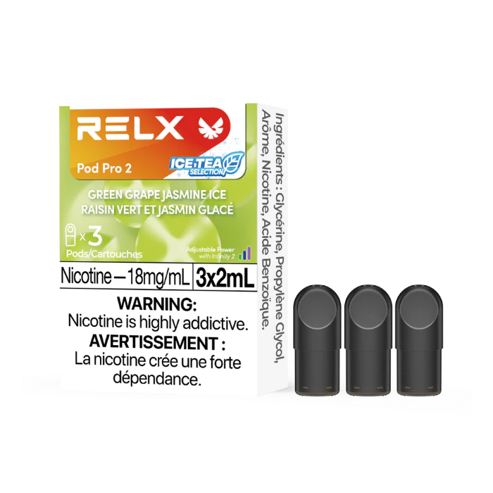 RELX Pod Pro 2 – Green Grape Jasmine ( 3/PK)