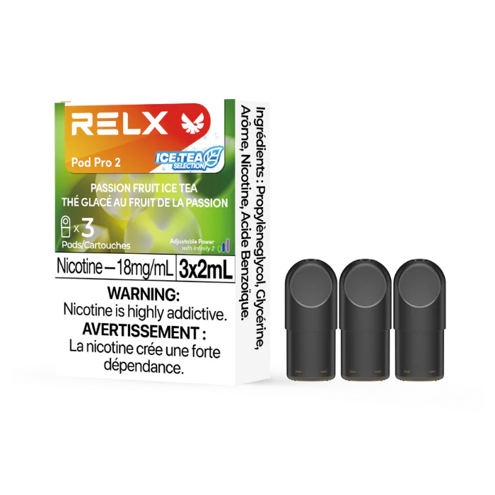 RELX Pod Pro 2 – Passion Fruit Ice Tea ( 3/PK)