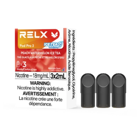 RELX Pod Pro 2 – Peach Watermelon Ice Tea ( 3/PK)