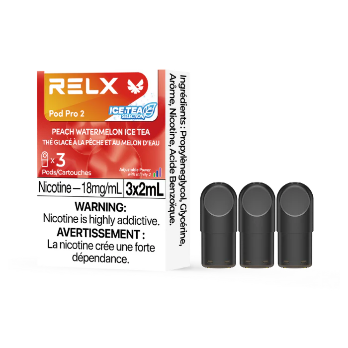 RELX Pod Pro 2 – Peach Watermelon Ice Tea ( 3/PK)