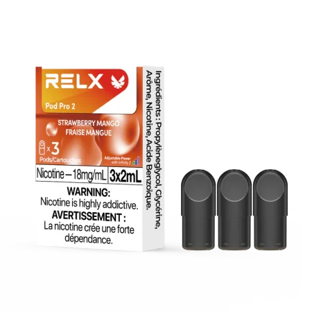 RELX Pod Pro 2 – Strawberry Mango ( 3/PK)