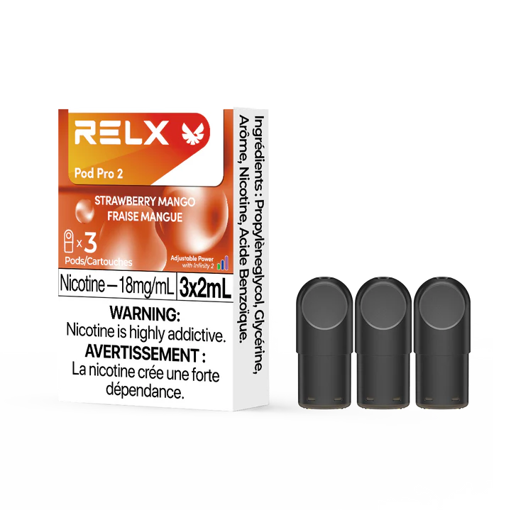 RELX Pod Pro 2 – Strawberry Mango ( 3/PK)