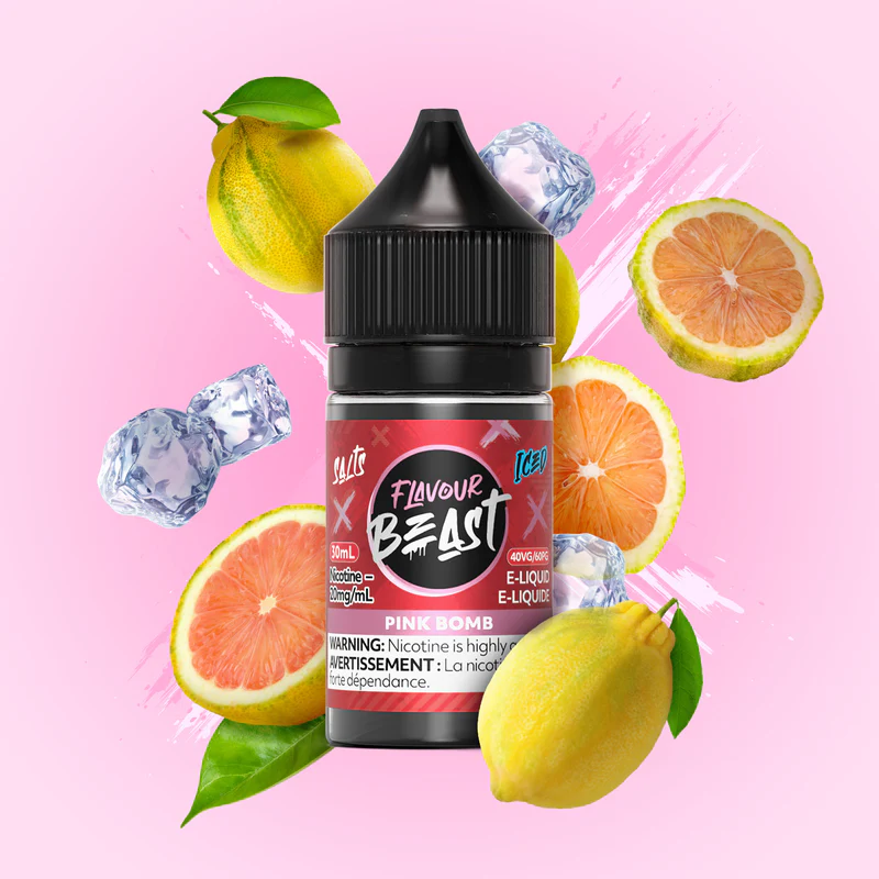 Flavour Beast E-Liquid – Pink Bomb Iced 20mg/30mL Flavour Beast E-Liquid – Pink Bomb Iced 20mg/30mL