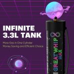 Greatwhip Max NO2 2000G cream charger 3.3L high capacity nitrous oxide tank