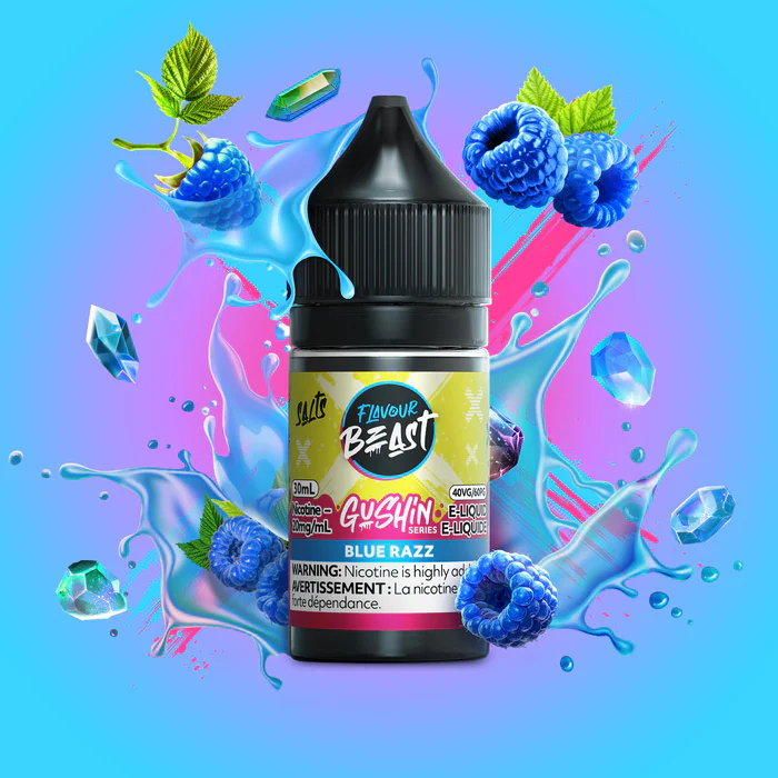 Flavour Beast E-Liquid – GUSHIN Blue Razz 20mg/30mL Flavour Beast E-Liquid – GUSHIN Blue Razz 20mg/30mL
