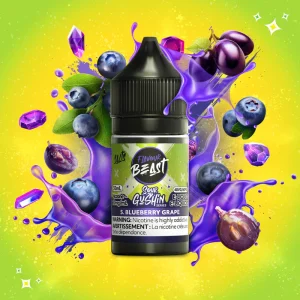 Flavour Beast E-Liquid – SOUR GUSHIN S. Blueberry Grape 20mg/30mL