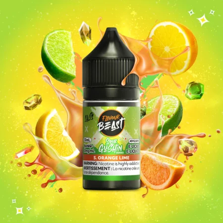 Flavour Beast E-Liquid – SOUR GUSHIN S. Orange Lime 20mg/30mL