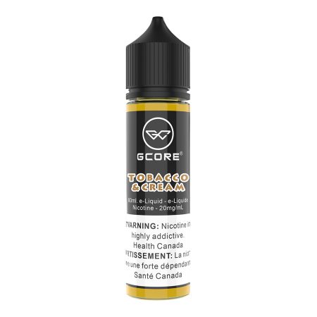 GCORE e-Liquid - Tobacco & Cream (20mg) 60ml