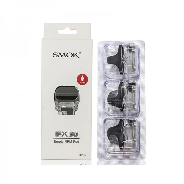 Smok IPX 80 RPM Replacement Empty Pods 3/pk | Online Vape Shop Canada Smok IPX 80 RPM Replacement Empty Pods 3/pk | Online Vape Shop Canada