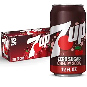 7UP Zero Sugar Soda, Cherry (355 ml)