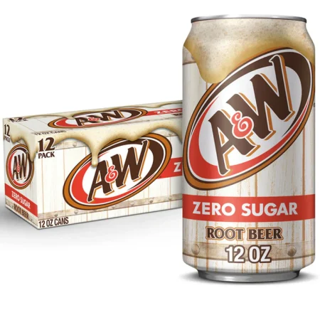 A&W Zero Sugar Root Beer (355ml)