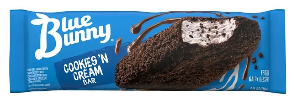 Blue Bunny - Cookies 'N Cream Bar (118g)