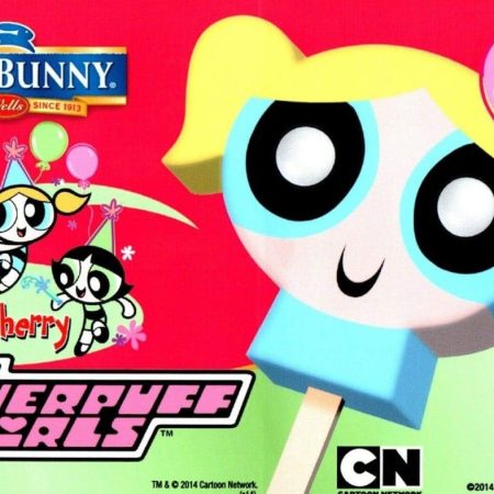 Blue Bunny - PowerPuff Girls Face Pop (110ml)