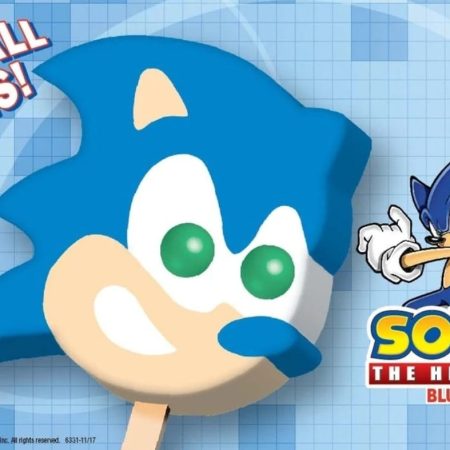 Blue Bunny - Sonic Hedgehog Face Pop (118ml)