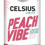 Celsius Sparkling Zero Sugar Energy Drinks - Peach (355 ml)