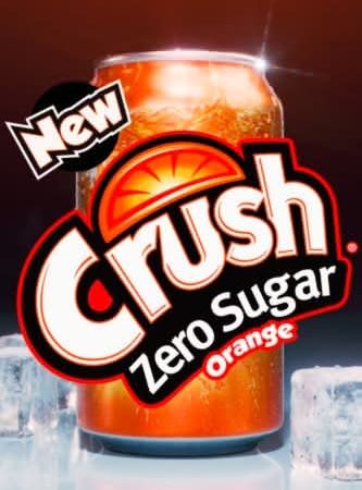 Crush Zero Sugar Orange - 355ml