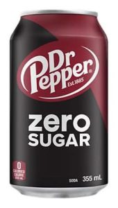 Dr Pepper Zero Sugar (355ml) Dr Pepper Zero Sugar (355ml)