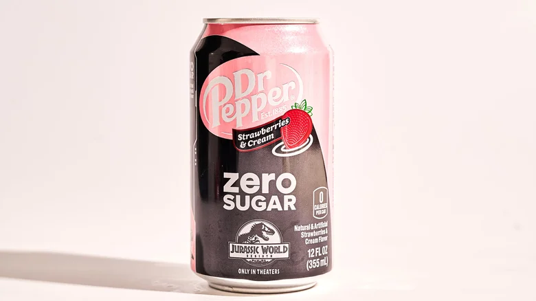 Dr Pepper Zero Sugar - Strawberry & Cream (355ml)