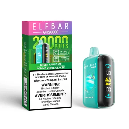ELFBAR GH20K 20000 Puffs - Green Apple Ice