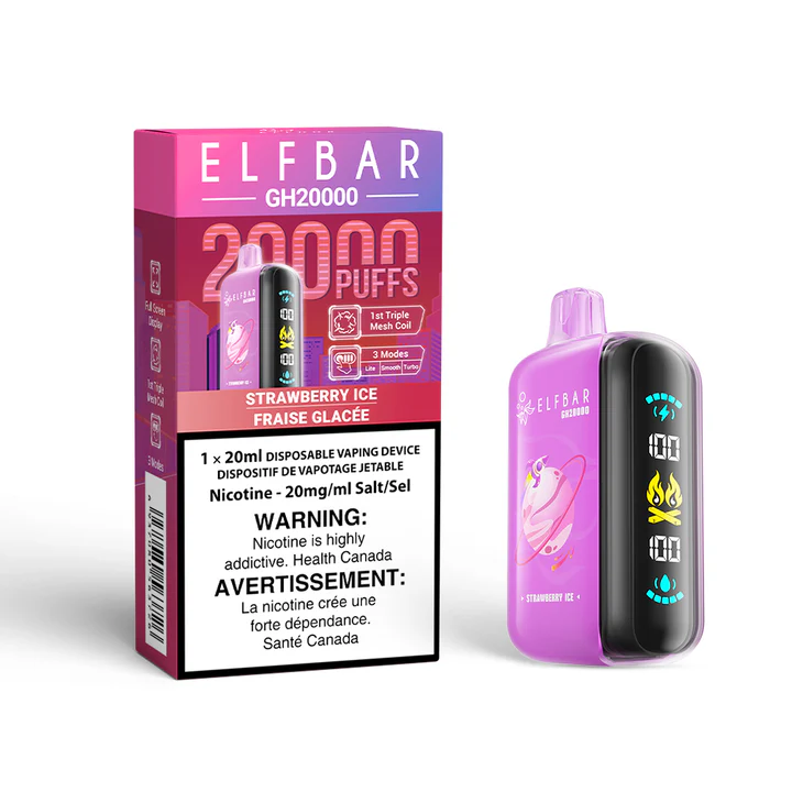 ELFBAR GH20K 20000 Puffs - Strawberry Ice ELFBAR GH20K 20000 Puffs - Strawberry Ice