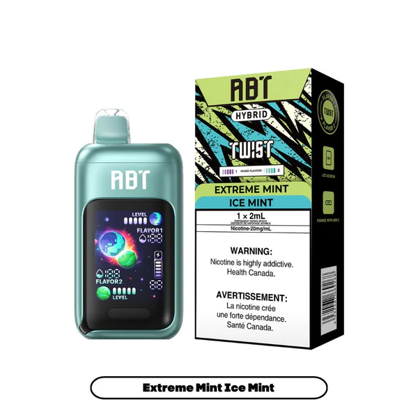 ABT Twist (2in1 Flavours) 32000 Puffs – Extreme Mint / Ice Mint ABT Twist (2in1 Flavours) 32000 Puffs – Extreme Mint / Ice Mint