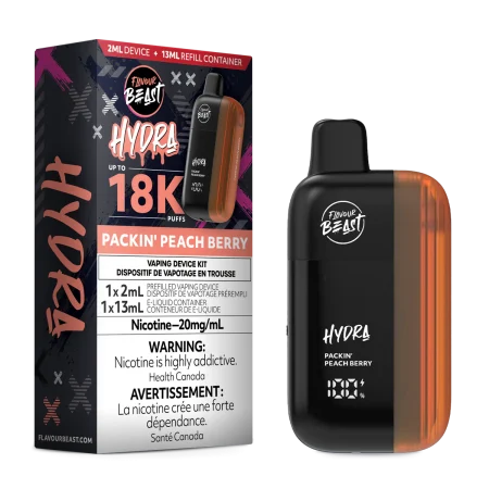 Flavour Beast HYDRA 18k - Packin' Peach Berry