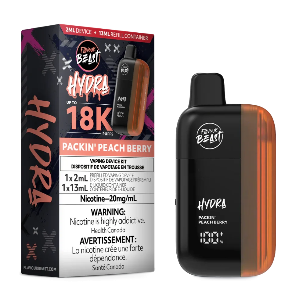 Flavour Beast HYDRA 18k - Packin' Peach Berry Flavour Beast HYDRA 18k - Packin' Peach Berry