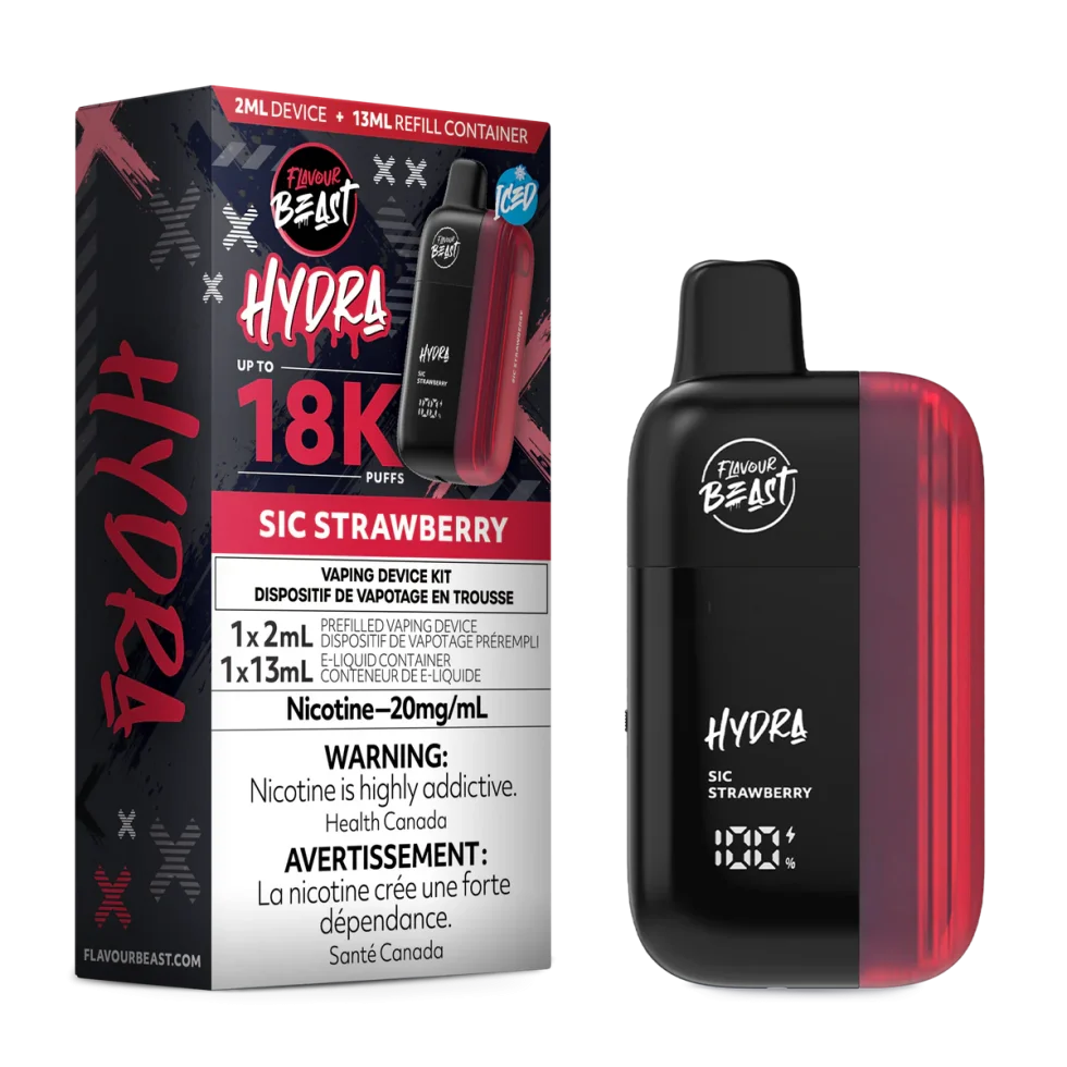 Flavour Beast HYDRA 18k - Sic Strawberry Flavour Beast HYDRA 18k - Sic Strawberry