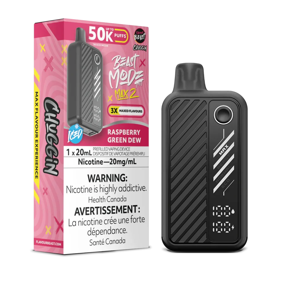 Flavour Beast Mode Max 2 - Raspberry Green Dew Flavour Beast Mode Max 2 - Raspberry Green Dew