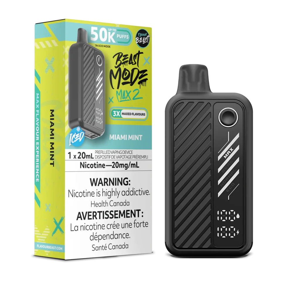 Flavour Beast Mode Max 2 - Miami Mint Iced Flavour Beast Mode Max 2 - Miami Mint Iced
