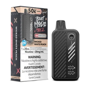 Flavour Beast Mode Max 2 - Wicked White Peach Iced
