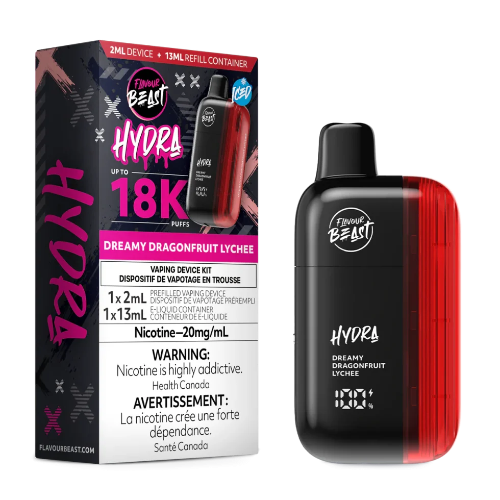 Flavour Beast HYDRA 18k - Dreamy Dragonfruit Lychee Flavour Beast HYDRA 18k - Dreamy Dragonfruit Lychee