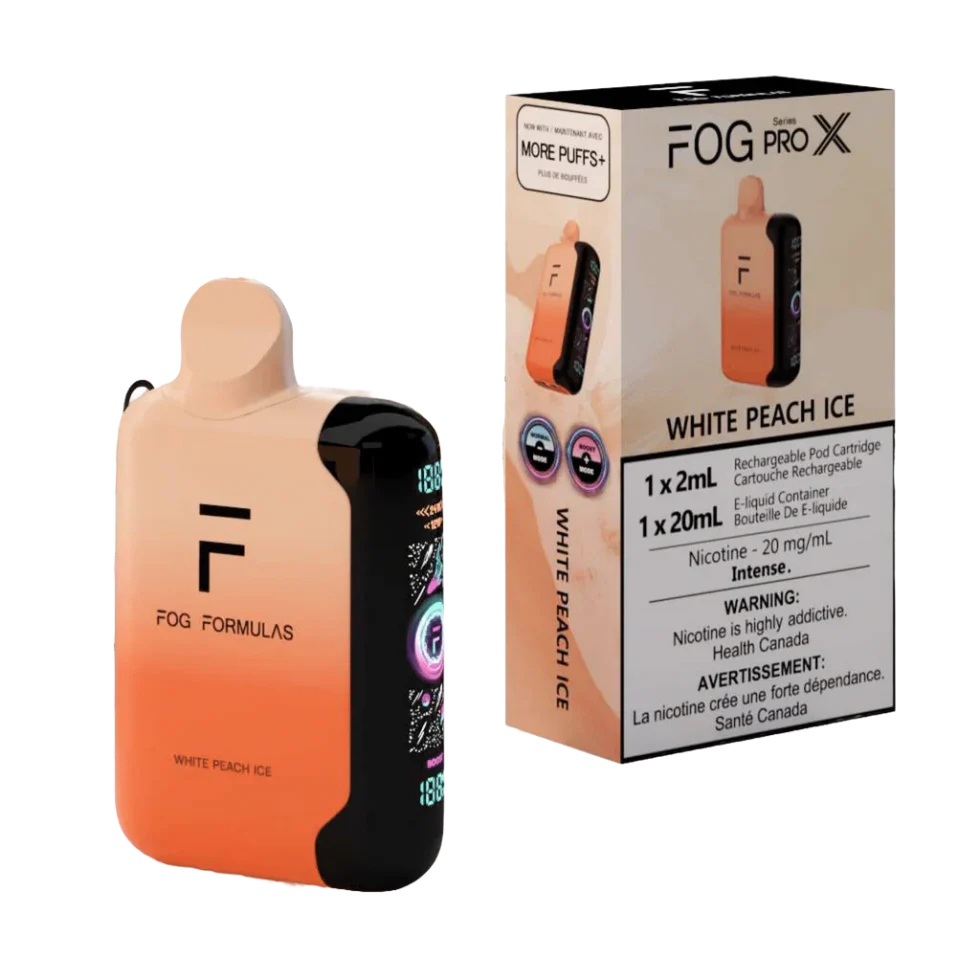 Fog Series ProX 50K - White Peach Ice Fog Series ProX 50K - White Peach Ice